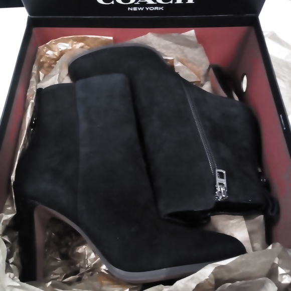 Coach Shoes - Authentic Coach Suede Booties